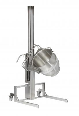 Lève-cuve professionnel VARIMIXER MegaLift permettant de manipuler les cuves lourdes avec sécurité et précision.