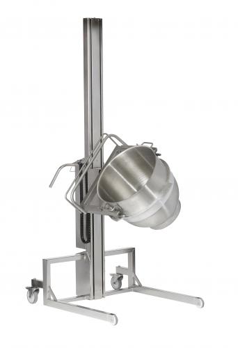 Lève-cuve professionnel VARIMIXER MegaLift permettant de manipuler les cuves lourdes avec sécurité et précision.