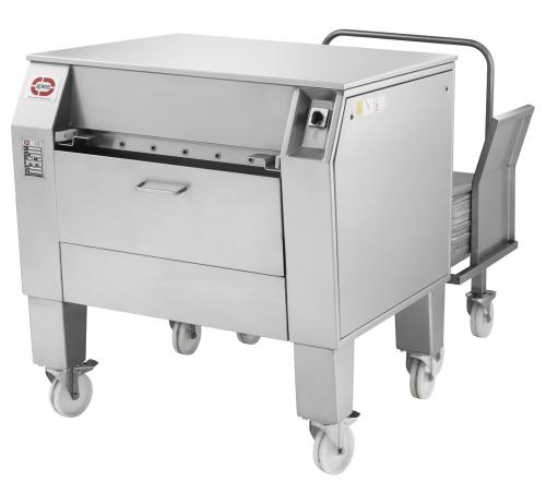 Gratte-plaques professionnel JEROS 9014 et 9015 pour le nettoyage automatique des plaques de cuisson en boulangerie et pâtisserie.