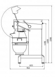 Batteur mélangeur AR 40 Litres VARIMIXER AMPLUS