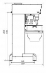 Batteur mélangeur professionnel ERGO 100 Litres VARIMIXER 