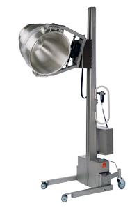 Élévateur de cuve professionnel VARIMIXER pour lever et déplacer les cuves de batteurs mélangeurs en toute sécurité.